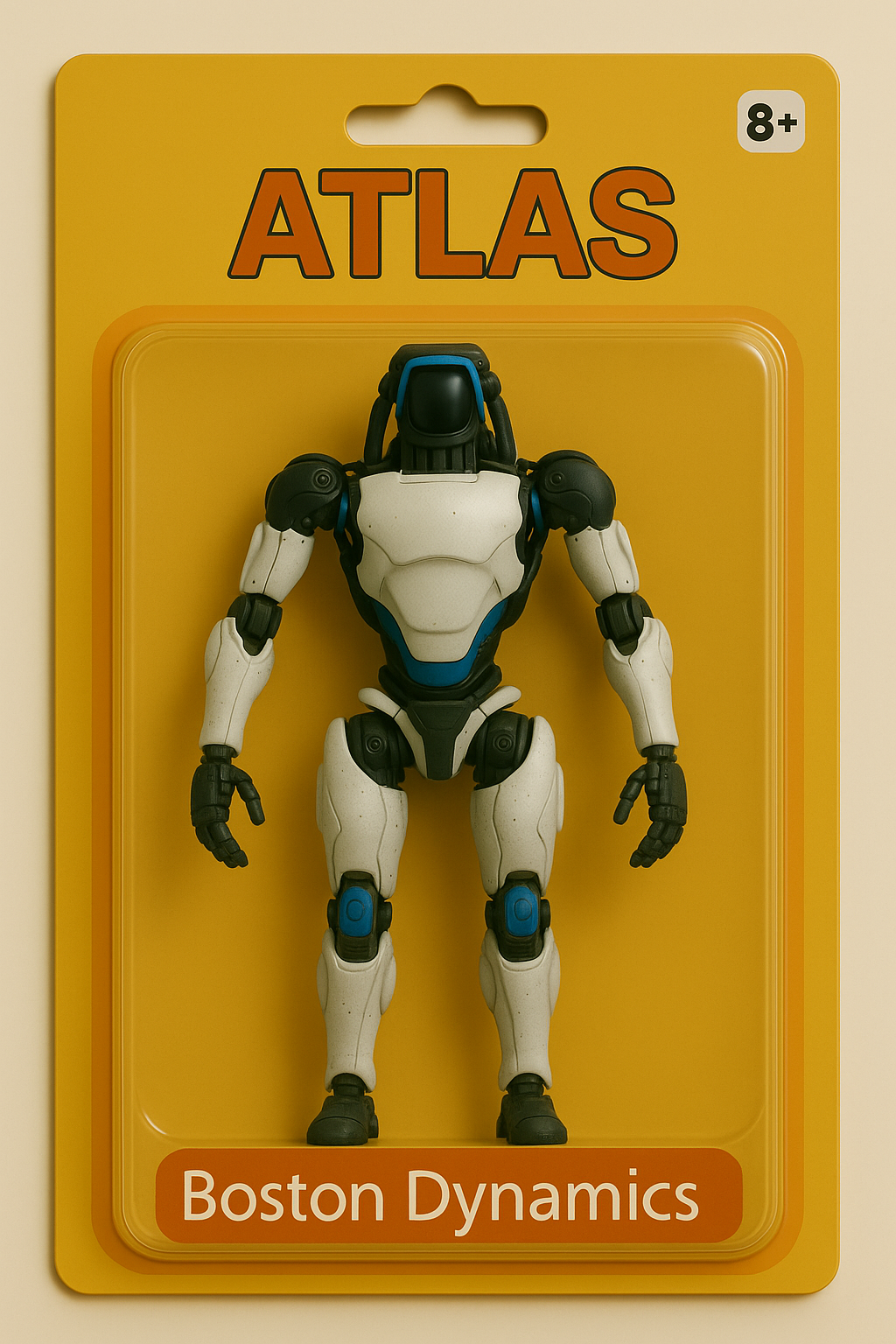 Toy packaging for Boston Dynamics Atlas