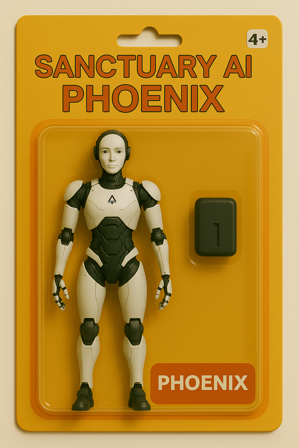Toy packaging for Sanctuary AI Phoenix